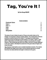 Tag, You're It! Orchestra sheet music cover